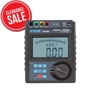 ETCR3000B 4-Terminal Earth Resistance And Soil Resistivity Tester